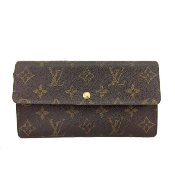 Louis Vuitton Monogram Portefeiulle Sarah Long Bifold Wallet - Picture 1 of 8